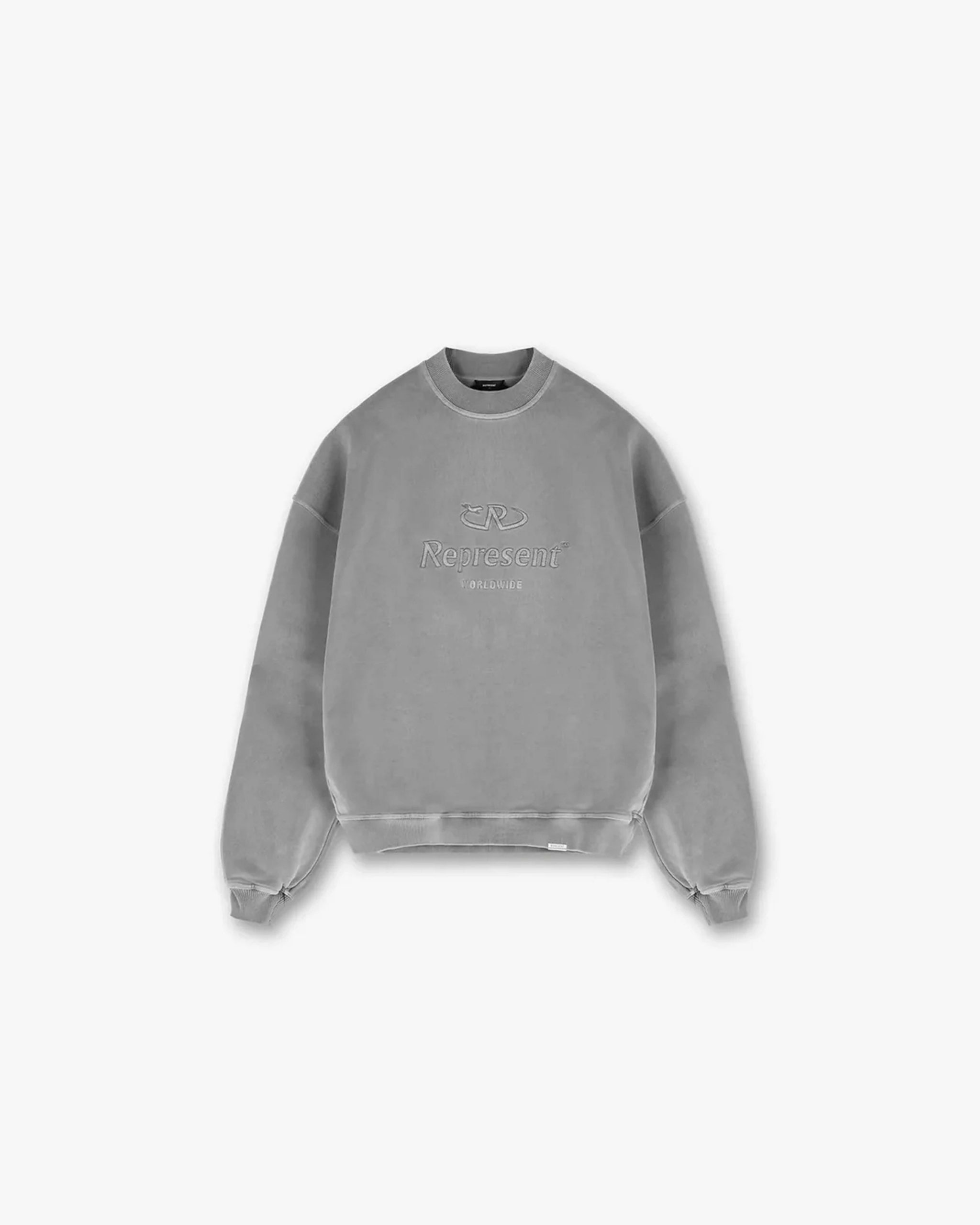 Represent Worldwide Sweater - Ultimate Grey - Represemt Clo® Online Shop